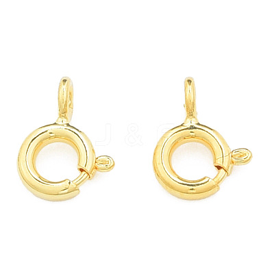 Brass Spring Ring Clasps KK-N259-10-1