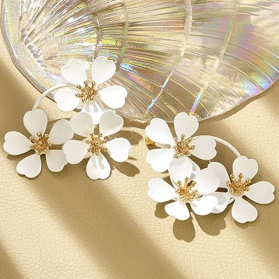 Alloy Stud Earrings LS-EJEW-K304-06-1