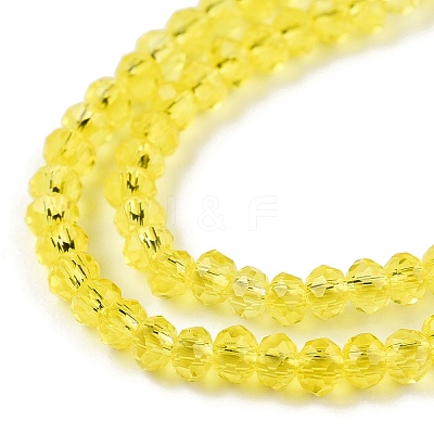 Glass Beads Strands EGLA-T021-01N-1