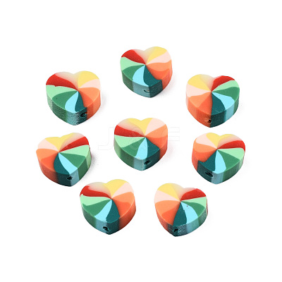 Handmade Polymer Clay Beads CLAY-N011-58-04-1