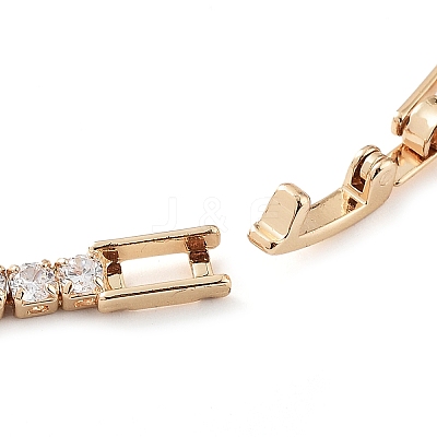 Golden Brass Link Bracelet BJEW-C055-05C-G-1