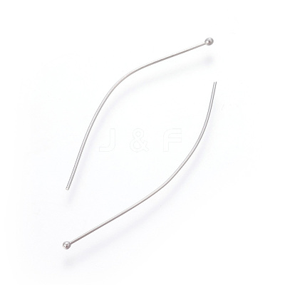 Non-Tarnish 304 Stainless Steel Ball Head Pins X-STAS-E452-01P-D-1