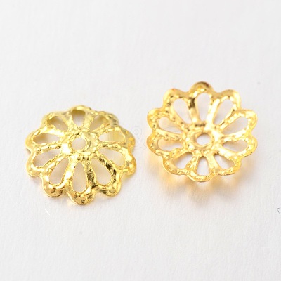 Iron Flower Bead Caps E191Y-G-1