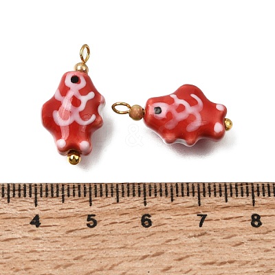 Handmade Porcelain Pendants PR-CBA0027-03G-03-1