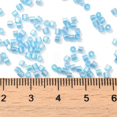 Transparent Colours AB Glass Seed Beads SEED-S042-19B-04-1