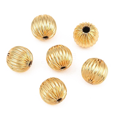 Brass Beads KK-Z162-01G-02-1