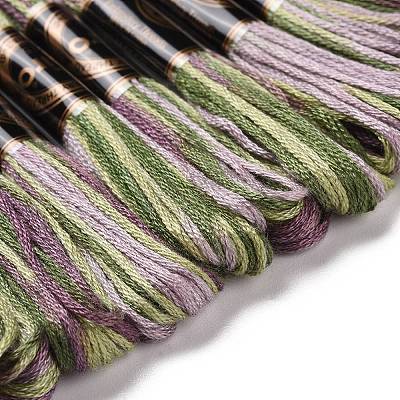 10 Skeins 6-Ply Polyester Embroidery Floss OCOR-K006-A78-1