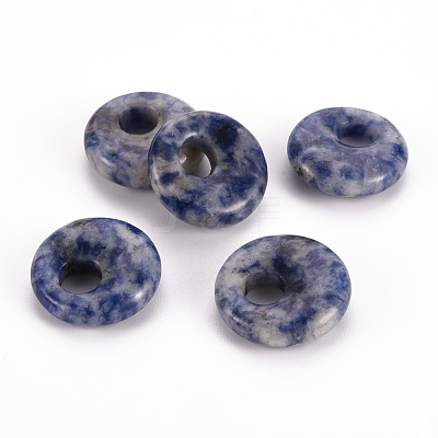 Natural Blue Spot Jasper Pendants G-T122-67G-1