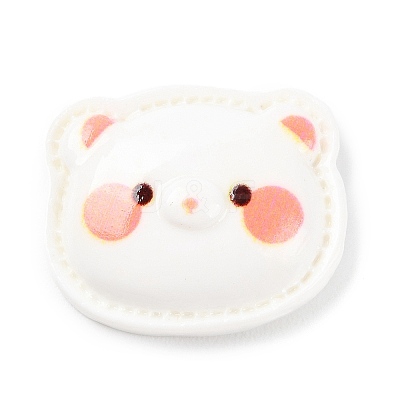 Animal Theme Opaque Resin Cabochons LS-RESI-E046-01D-1