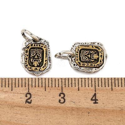 Long-Lasting Plated Brass Pendants KK-K387-01C-AS-1