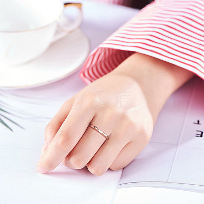 925 Sterling Silver Finger Ring JR54C-1