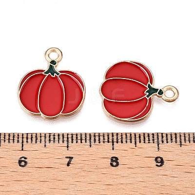 Thanksgiving Day Theme Alloy Enamel Pendants X1-ENAM-T020-35M-1