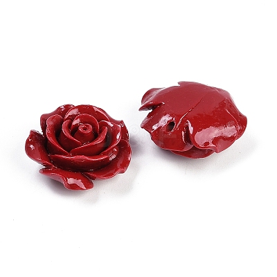 Synthetic Coral Carved Beads CORA-M001-02C-1