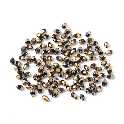 Electroplate Glass Beads DGLA-C001-01B-1