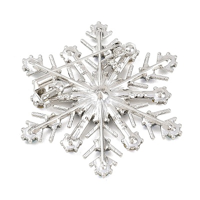 Christmas Alloy Rhinestone Lapel Pins for Backpack Clothes JEWB-P055-05P-1