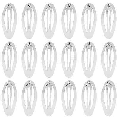 100Pcs Iron Hair Clip Findings PHAR-SC0001-002B-1