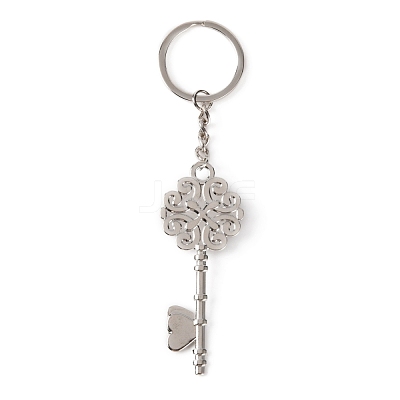 Evil Eye Resin Keychain KEYC-WH0029-18P-1