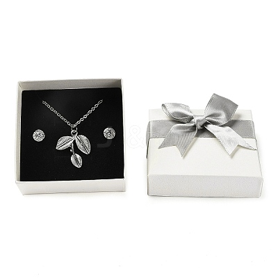 Square Cardboard Jewelry Set Box CBOX-Q038-01C-1