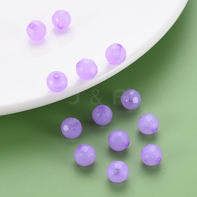 Transparent Acrylic Beads TACR-S154-62E-04-1