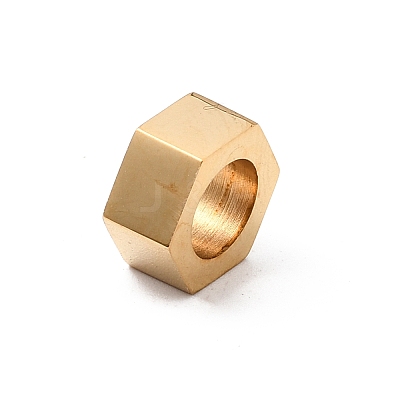 304 Stainless Steel Large Hole Beads STAS-H263-09G-1