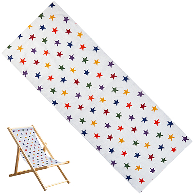 1Pc Star Pattern Chair Polycotton Cloth AJEW-GF0015-38D-1