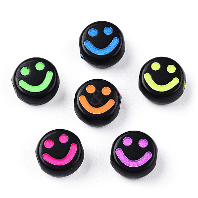 Opaque Craft Acrylic Beads MACR-T009-14-1