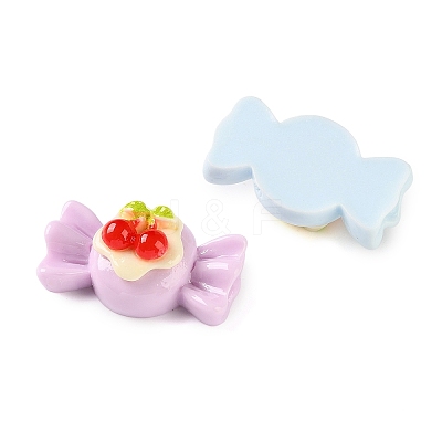 Opaque Resin Imitation Food Cabochons RE-CBAC151-01-1