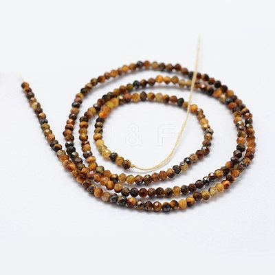 Natural Tiger Eye Beads Strands G-K185-13-1