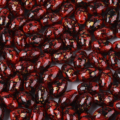 Oval Glass Seed Beads SEED-T009-02H-1