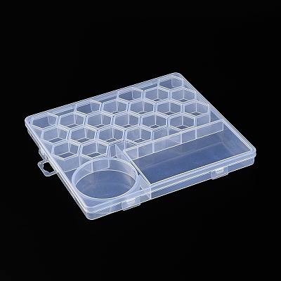 Rectangle Large Capacity Plastic Bead Containers AJEW-YWC0001-05-1