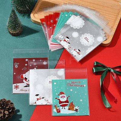 3 Bags 3 Styles Rectangle OPP Cellophane Bags for Christmas OPC-FS0001-01B-1
