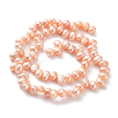 Natural Cultured Freshwater Pearl Beads Strands PEAR-J007-81B-1
