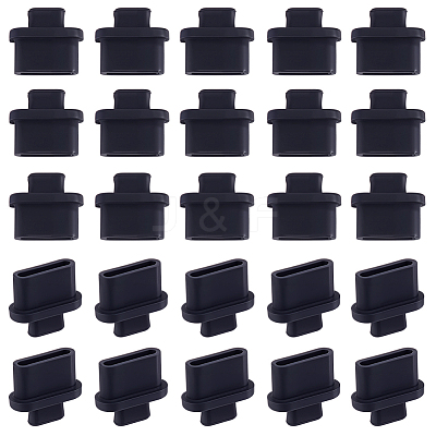 50Pcs TPU Mobile Anti-Dust Plugs FIND-SC0022-46A-1