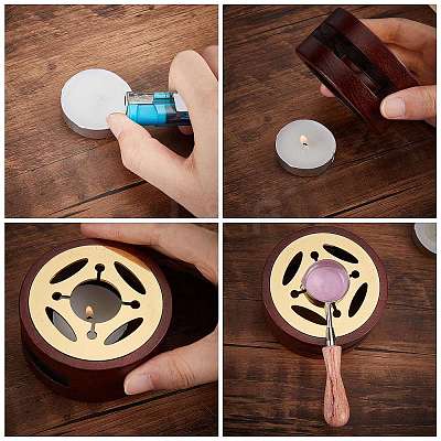 Wax Seal Stamp Set AJEW-WH0162-46-1