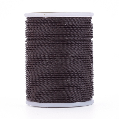 Round Waxed Polyester Cord YC-G006-01-1.0mm-22-1