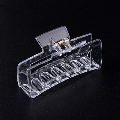 Transparent Plastic Large Claw Hair Clips PHAR-F016-11-1