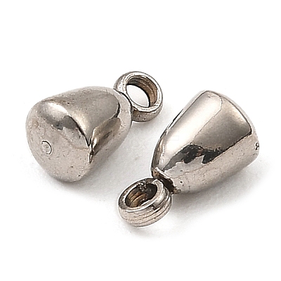 Non-Tarnish 201 Stainless Steel Tail Chain Drop Charms STAS-D061-04C-P-1