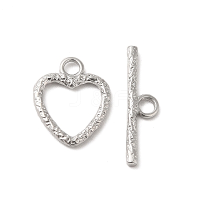 Non-Tarnish 304 Stainless Steel Toggle Clasps STAS-H212-11P-1