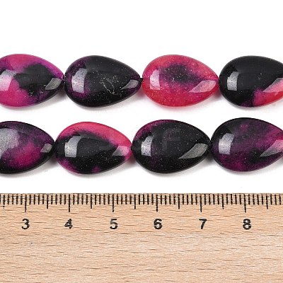 Two Tone Natural White Jade Beads Strands G-Z105-B01-01G-1