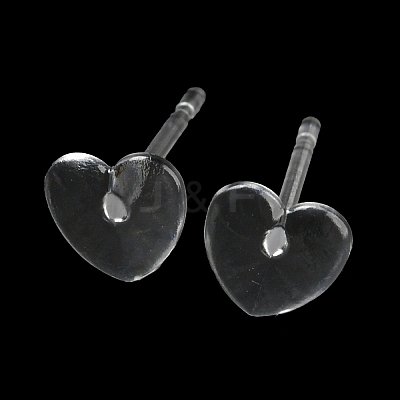 Resin Stud Earring Findings X1-FIND-H046-07-1