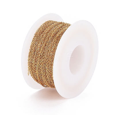 Ion Plating(IP) 304 Stainless Steel Cable Chains CHS-H007-01G-1