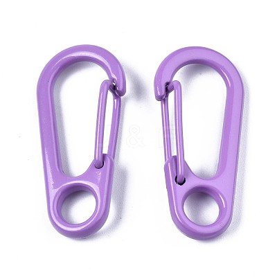 Spray Painted Alloy Spring Gate Rings KEYC-S255-010-NR-1