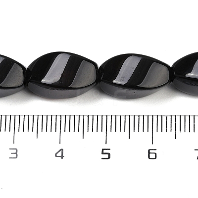Natural Black Onyx(Dyed & Heated) Beads Strands G-U018-G07-01-1