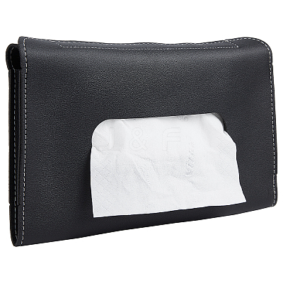 Imitation Leather Car Tissue Bag AJEW-GF0002-52C-1