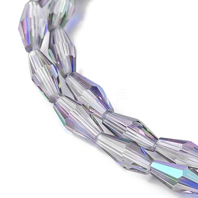 Transparent Electroplate Glass Beads X1-GLAA-K064-05A-HR01-1