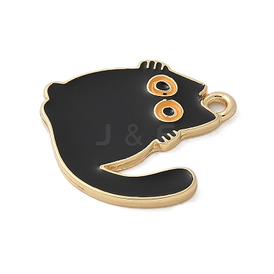 Alloy Enamel Pendants ENAM-A009-04B-G-1