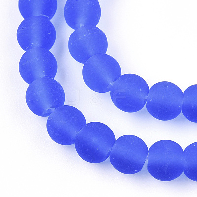 Transparent Glass Beads Strands GLAA-T032-T4mm-MD04-1