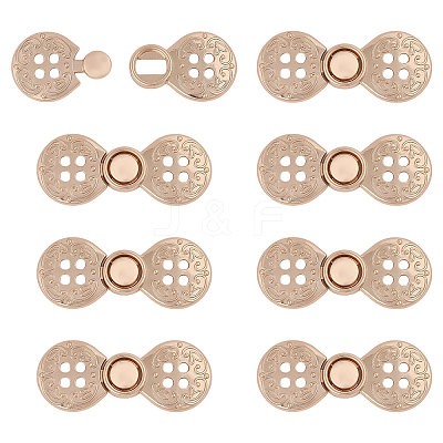 Zinc Alloy Snap Lock Clasps FIND-WH0149-96KCG-1