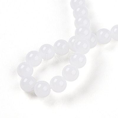 Imitation Jade Glass Beads Strands LS-GLAA-T032-J10mm-01-1