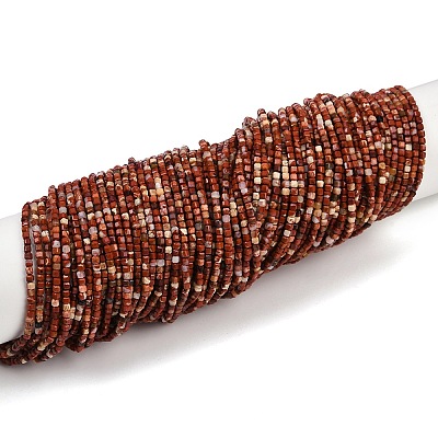 Natural Red Jasper Beads Strands G-RM2025-C27-A-1